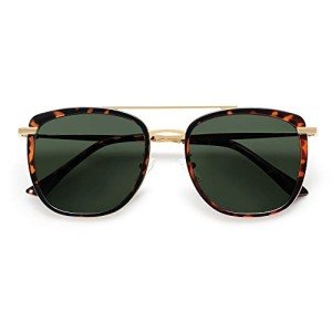 Retro Polarized Aviator Sunglasses for Men & Women