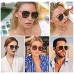 Retro Polarized Aviator Sunglasses for Men & Women