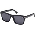 Tom Ford Shiny Black/Grey Bucky-02 Sunglasses