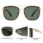 Retro Polarized Aviator Sunglasses for Men & Women