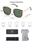 Retro Polarized Aviator Sunglasses for Men & Women