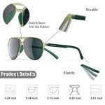 Classic 70s Retro Polarized Sunglasses for All