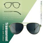 Classic 70s Retro Polarized Sunglasses for All