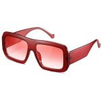 Trendy Oversized Retro Square Sunglasses K1571
