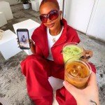 BOTEN Red Oversized Funky Wraparound Sunglasses