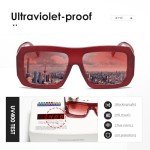 Trendy Oversized Retro Square Sunglasses K1571