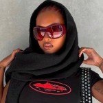 BOTEN Red Oversized Funky Wraparound Sunglasses