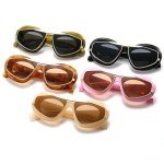 Vintage Leopard Cat Eye Sunglasses for Women