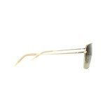 Oliver Peoples Gold Chrome Olive Sunglasses 58MM