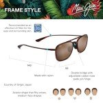 Maui Jim Polarized Tortoise Aviator Sunglasses