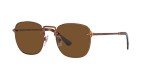 Persol PO2490S Brown Polarized Square Sunglasses