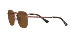 Persol PO2490S Brown Polarized Square Sunglasses