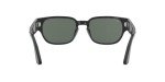 Persol PO3245S Black/Green Polarized Square Sunglasses