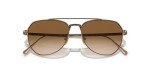 Persol PO5003ST Round Sunglasses - Bronze Gradient 54mm