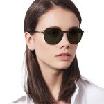 Persol PO3256S Havana Square Sunglasses - 51mm