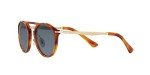 Persol Round Sunglasses, Terra Di Siena/Light Blue