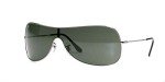Ray-Ban RB3211 Gunmetal Sunglasses with Green Lens
