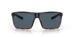 Costa Del Mar Men's Black Tortoise Sunglasses, Gray Lenses