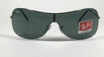 Ray-Ban RB3211 Gunmetal Sunglasses with Green Lens