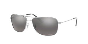 Ray-Ban Chromance Aviator Sunglasses - Silver/Polarized