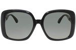 Gucci Women's GG 0714 Sunglasses - Black/Grey Green