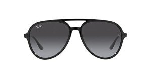 Ray-Ban RB4376 Black/Grey Gradient Aviators 57mm