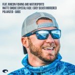 Costa Del Mar Men's Black Tortoise Sunglasses, Gray Lenses