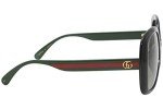 Gucci Women's GG 0714 Sunglasses - Black/Grey Green