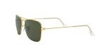 Ray-Ban Caravan Square Sunglasses, Gold/G-15 Green