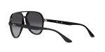 Ray-Ban RB4376 Black/Grey Gradient Aviators 57mm