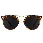 Retro Polarized Round Double-Bridge Women's Sunglasses