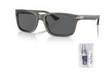 Persol PO3048S Grey Rectangle Sunglasses for Men
