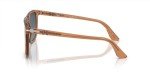 Persol Men's Polarized Aviator Sunglasses - Brown/Blue