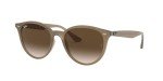 Ray-Ban RB4305 Opal Beige Round Sunglasses