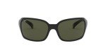 Ray-Ban Women's Square Sunglasses in Black/G-15 Green