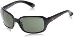 Ray-Ban Women's Square Sunglasses in Black/G-15 Green