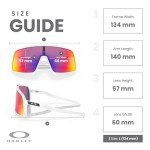 Oakley Sutro Matte White Rectangular Sunglasses Bundle