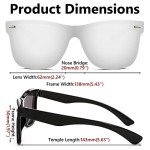 Trendy Rimless Mirrored Designer Sunglasses B4114