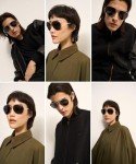 Classic Black Oversized Aviators Sunglasses for All