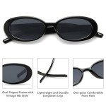 Trendy 90s Oval Sunglasses for Men and Women