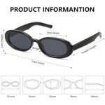Trendy 90s Oval Sunglasses for Men and Women
