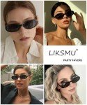 Trendy 90s Oval Sunglasses for Men and Women