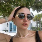 Trendy Retro Oval Sunglasses for Women - Gold