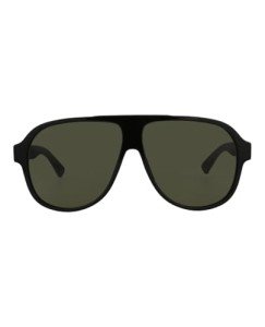 Gucci GG0009S Black/Green Designer Sunglasses for Men