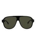 Gucci GG0009S Black/Green Designer Sunglasses for Men