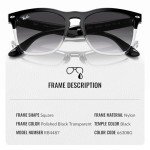 Ray-Ban RB4487 Steve Square Sunglasses Bundle