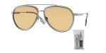 Burberry Oliver Gunmetal Aviator Sunglasses Bundle