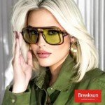 Retro Square Aviator Sunglasses for Trendy Style