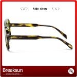 Retro Square Aviator Sunglasses for Trendy Style