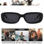 KUGUAOK Vintage Retro Rectangle Sunglasses for All
